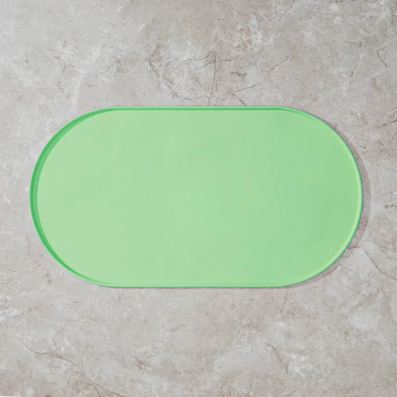 Cat Feeding Mat with Non-Slip Waterproof Design, Pet Food Mat, Compatible with Cat/Dog Bowls, Multipet Households, Dog Owners