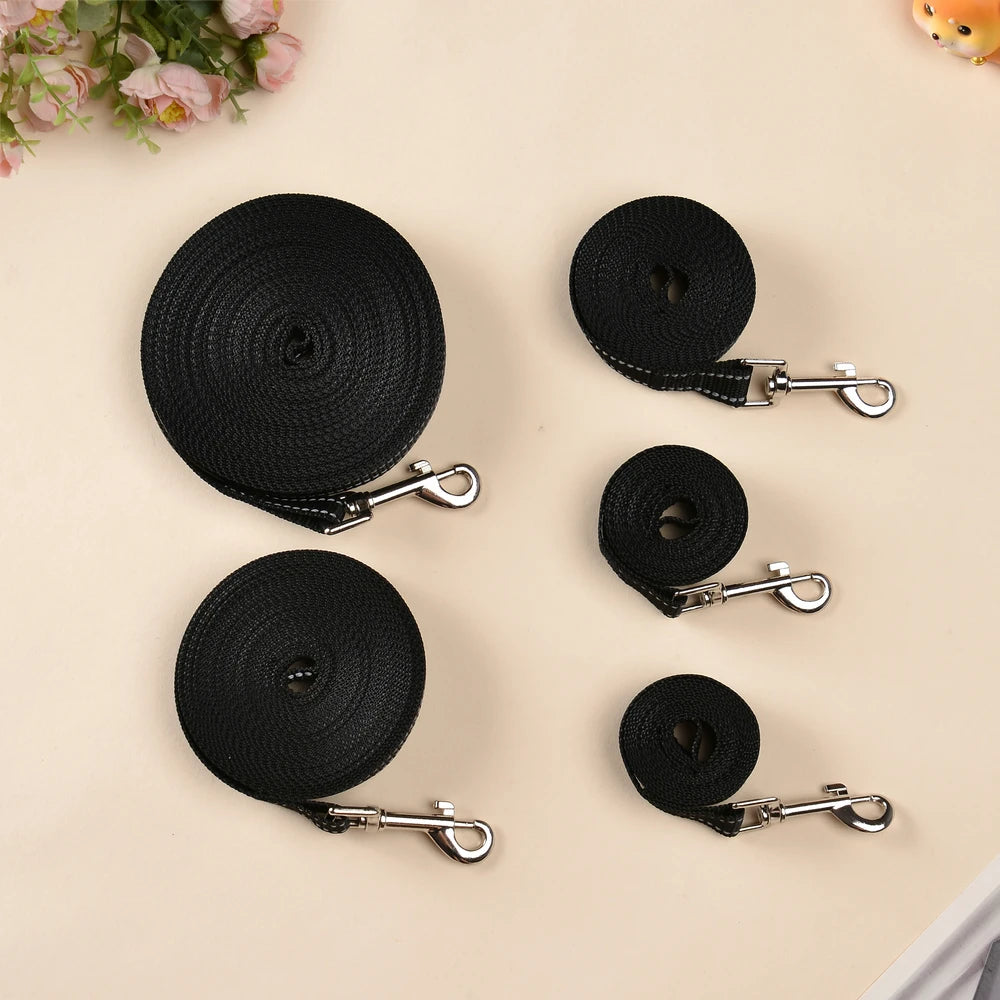 Pet Leash Reflective Nylon Dog Leash For Small Big Dogs Outdoor Walking Long Strap Pet  Lead Rope Labrador Traction Lanyard Belt