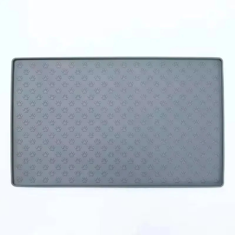 Pet Placemat Cat Dog Drinking Feeding Placemat Feeder Mats Cat Feed Mat Dog Food bowl Mat Silicone Waterproof Pet Bowl Pad