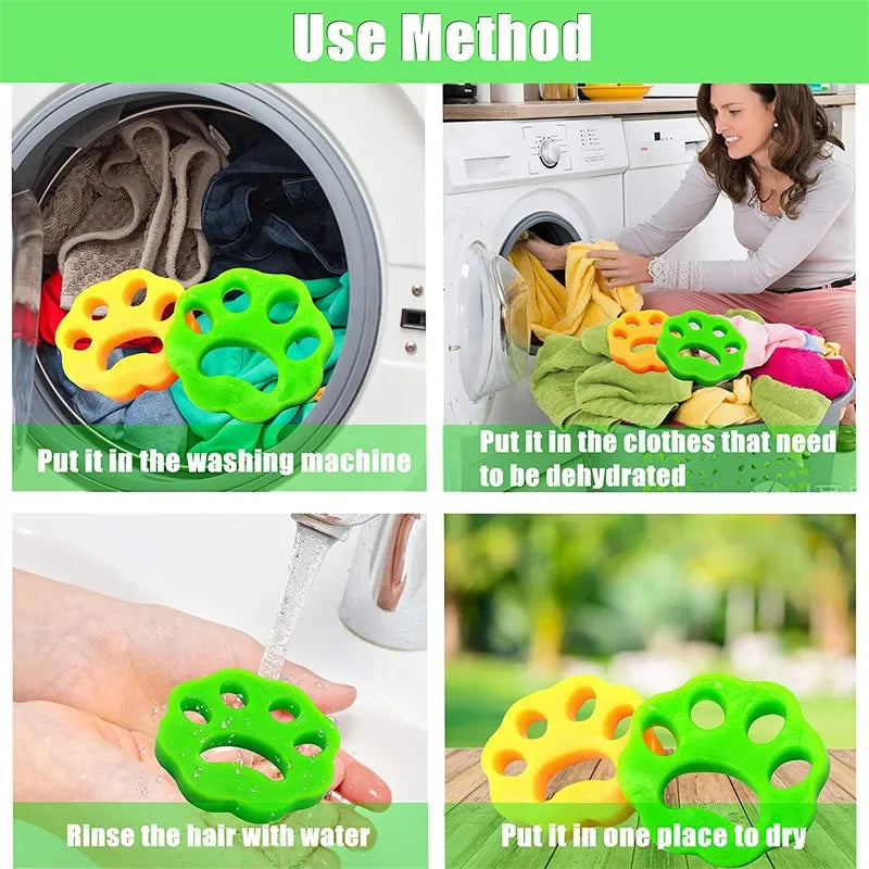 Nymph Household Pet Hair Remover Reusable Cleaning Laundry Pet Hair Catcher Cat Dog Fur Lint Remover Washing Machine Accessories