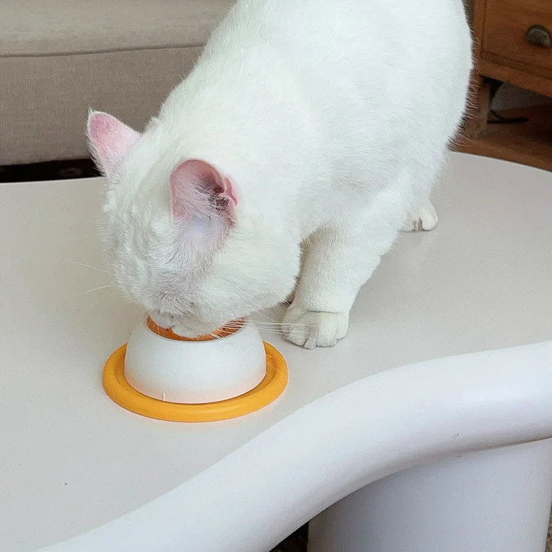 Pet Lick Mat Yogurt Licking Plate Slow Feeder for Dogs & Cats - Interactive Snack Bowl Promotes Dental Health Pet Licking Mat