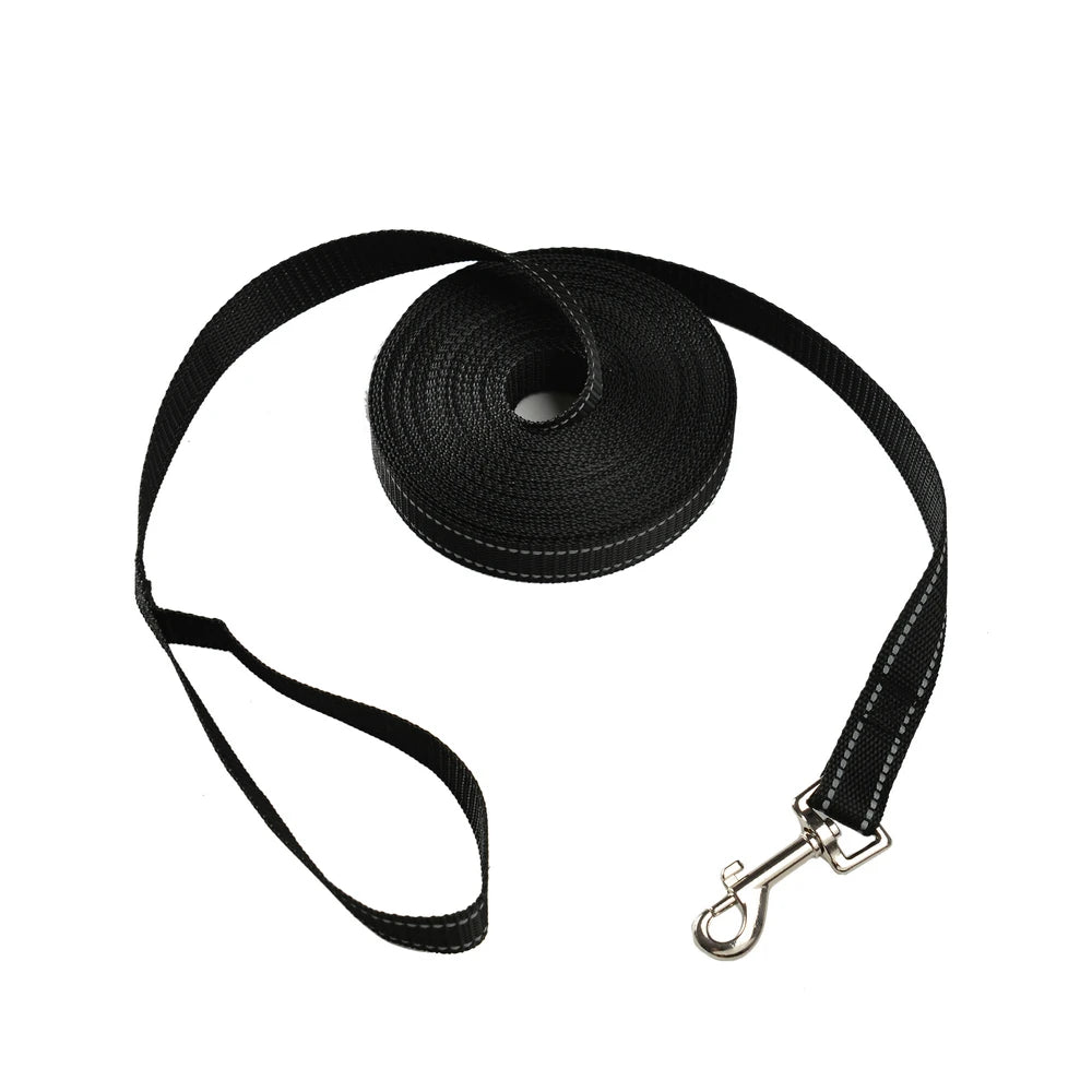 Pet Leash Reflective Nylon Dog Leash For Small Big Dogs Outdoor Walking Long Strap Pet  Lead Rope Labrador Traction Lanyard Belt