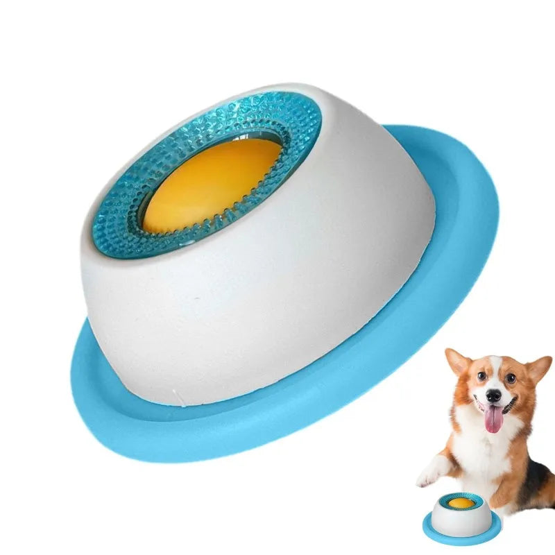 Pet Lick Mat Yogurt Licking Plate Slow Feeder for Dogs & Cats - Interactive Snack Bowl Promotes Dental Health Pet Licking Mat